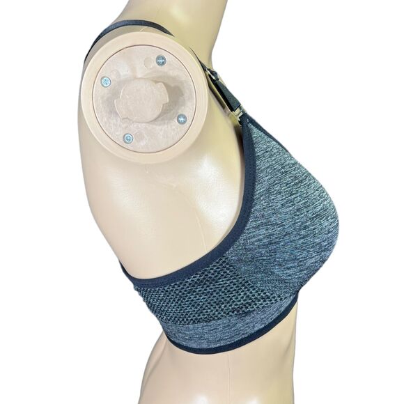 Kali and Win Womens Sports Bra Seamless Racerback Light Support Black Med Large - Picture 4 of 8